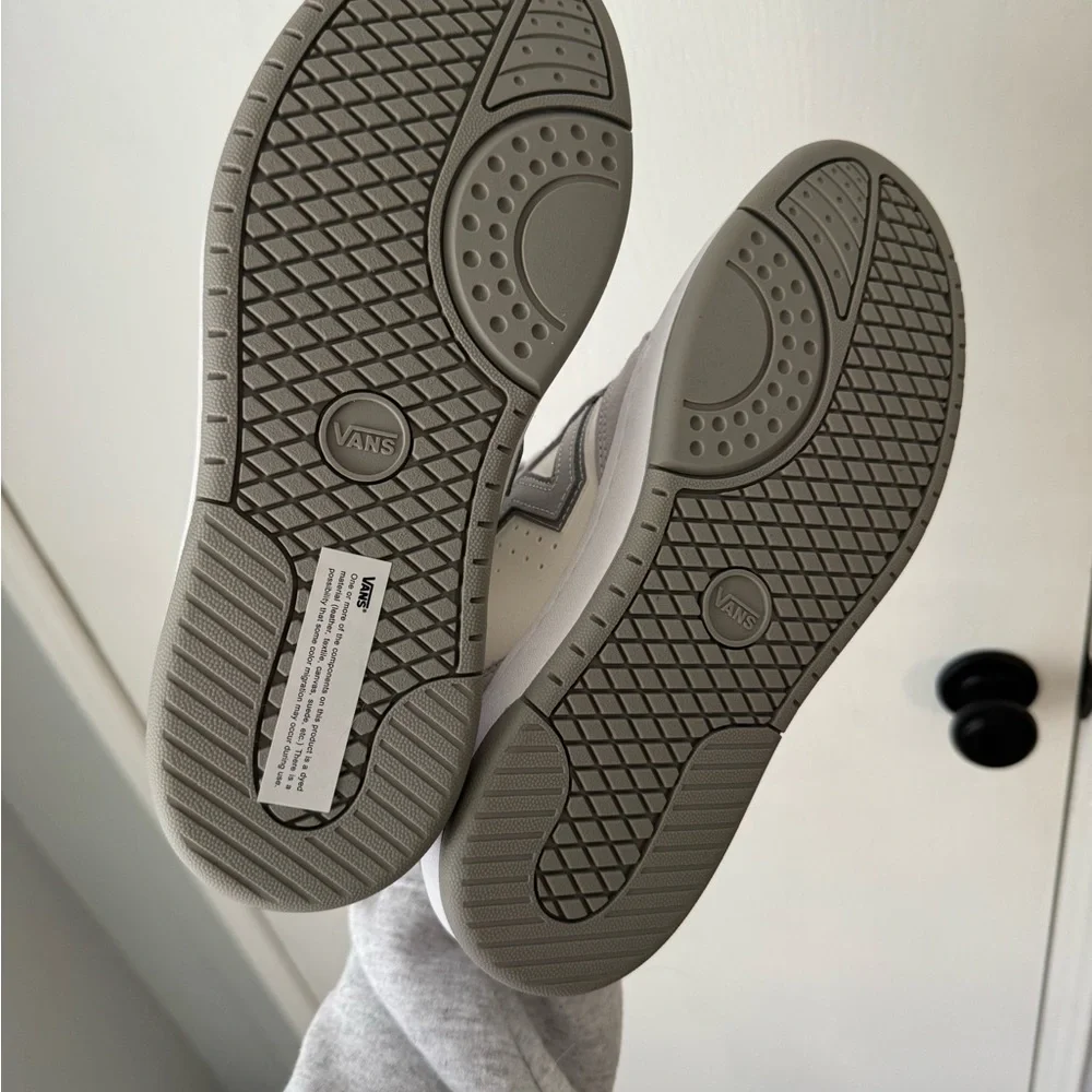 Vans Gray and White Sneakers - Picture 4 of 4